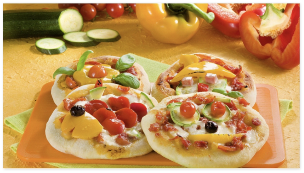PIZZETTE ALLE VERDURE