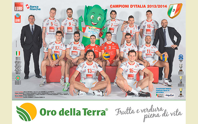 Lube Volley e Oro della Terra festeggiano il terzo scudetto.