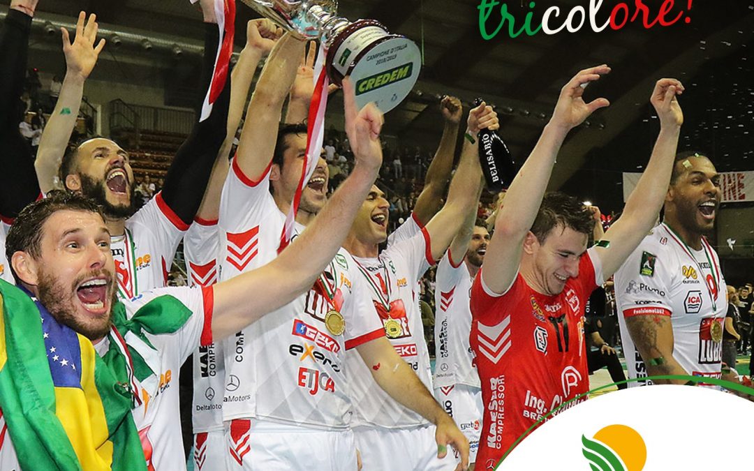 Infallibile Lube: Oro della Terra festeggia scudetto e Champions League.
