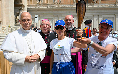 Oro della Terra alla “Fiaccolata della pace”